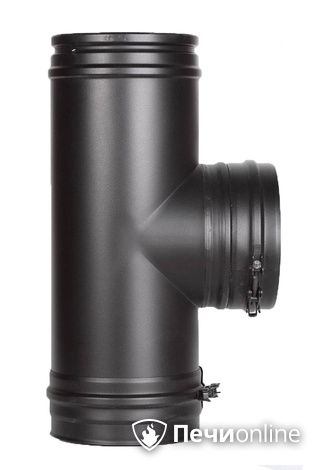 Тройник 90° Schiedel Тройник 90° д.150 PM25 (Черный) Permetr в Сыктывкаре