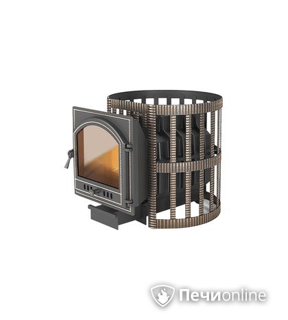 Дровяная печь-каменка Везувий Легенда Ретро Ковка 24 (205) в Сыктывкаре