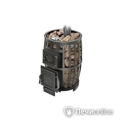 Дровяная печь-каменка Везувий Легенда Русский пар Ковка 24 (271) б/в в Сыктывкаре