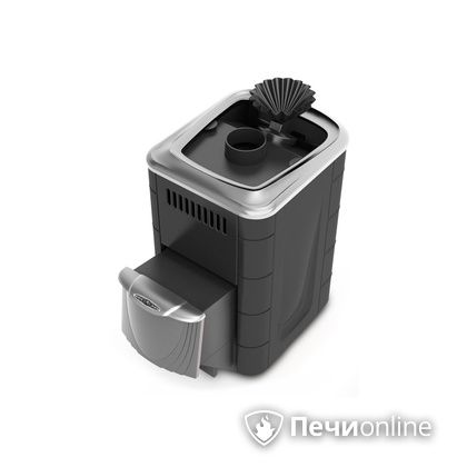 Дровяная печь-каменка TMF Гейзер Мини 2016 Inox ДН ЗК антрацит в Сыктывкаре