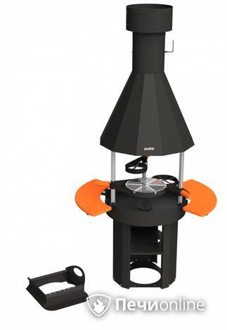 Гриль барбекю GrillD Grill-center 800  (с полками) в Сыктывкаре