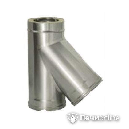 Дымоход Дымок Тройник 45° с изоляцией 0.5 мм. ТRFR45 150/230 в Сыктывкаре