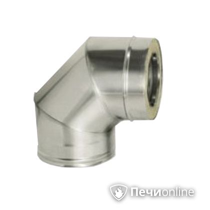 Дымоход Дымок Колено 90° с изоляцией 0,8 мм. OТFR90 150/230 в Сыктывкаре