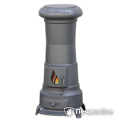 Отопительная печь Plamen Julia эмалир./серая глянцевая в Сыктывкаре