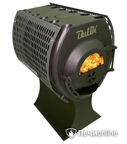 Отопительно-варочные печи Березка BulyK 280 Плюс со стеклом и экранами боковыми в Сыктывкаре