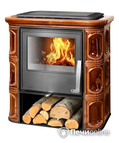 Печь-камин ABX Florencie, коричневая в Сыктывкаре