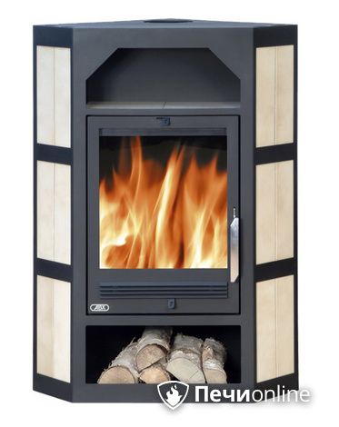 Печь-камин ABX Lahti (угловой), керамика в Сыктывкаре