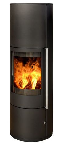 Печь-камин ABX Trollvik, черная сталь в Сыктывкаре