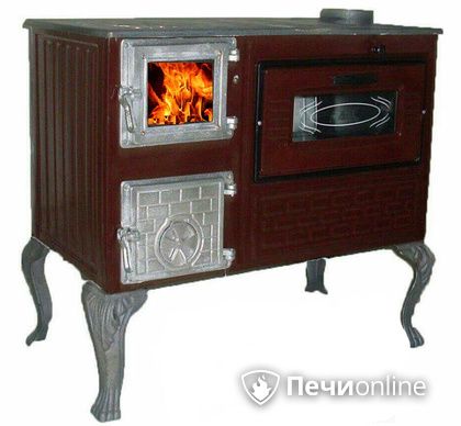 Отопительно-варочная печь МастерПечь ПВ-06 с духовым шкафом, 7.5 кВт в Сыктывкаре