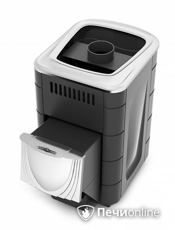 Дровяная банная печь TMF Компакт 2017 Inox ДН антрацит в Сыктывкаре