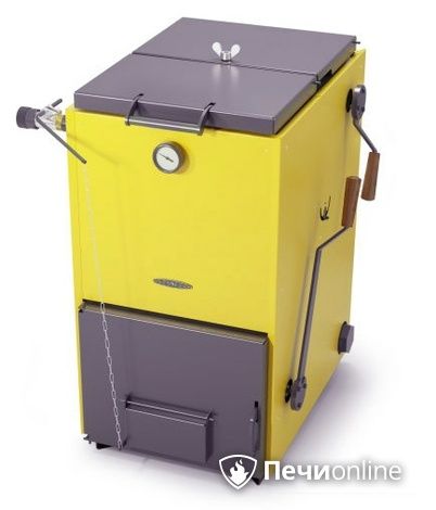Твердотопливный котел TMF Цельсий Лайт 20кВт под АРТ и ТЭН желтый в Сыктывкаре