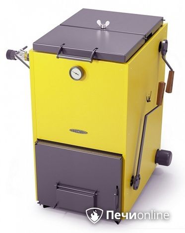 Твердотопливный котел TMF Цельсий Электро 25кВт АРТ ТЭН 6кВт желтый в Сыктывкаре