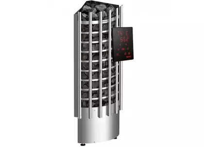 Электрокаменка для сауны Harvia Glow Corner TRC70XE c цифровой панелью управления в Сыктывкаре
