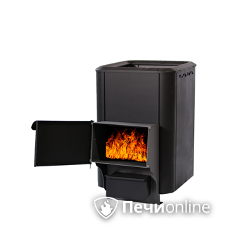 Дровяная банная печь НМК Сибирь сталь 6 мм в Сыктывкаре