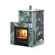 Дровяная печь-каменка ИзиСтим Ялта 35К (Змеевик), AISI430