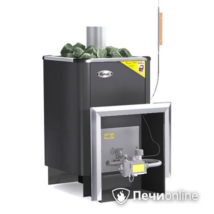 Газо-дровяная банная печь Ермак Уралочка 20 без газовой горелки в Сыктывкаре