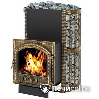 Дровяная банная печь Везувий Скиф Ковка 38 (205) в Сыктывкаре