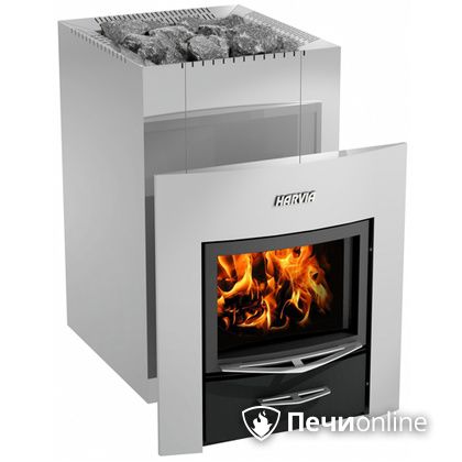 Дровяная банная печь Harvia 22 Duo Steel (Wk220) в Сыктывкаре