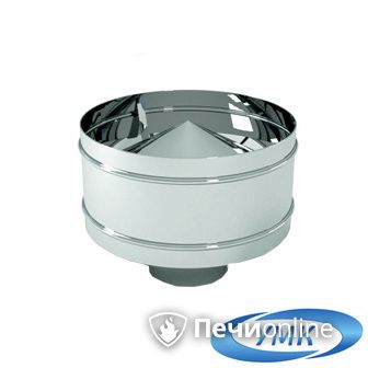 Дымоход УМК Оголовок с дефлектором D100х160 Н+Оц 0.5мм 0.5мм по воде в Сыктывкаре