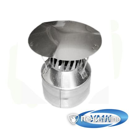 Дымоход УМК Оголовок с искрогасителем D140х200 Н+Оц 0.5мм 0.5мм по воде в Сыктывкаре