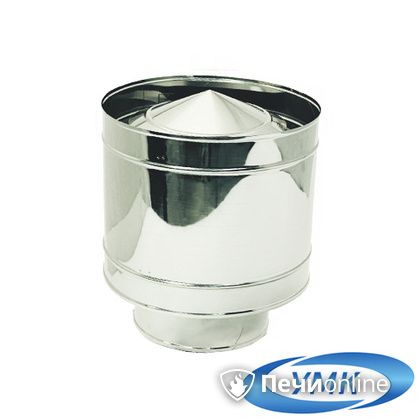 Дымоход УМК Зонт с дефлектором D120 0.5 мм нержавейка в Сыктывкаре