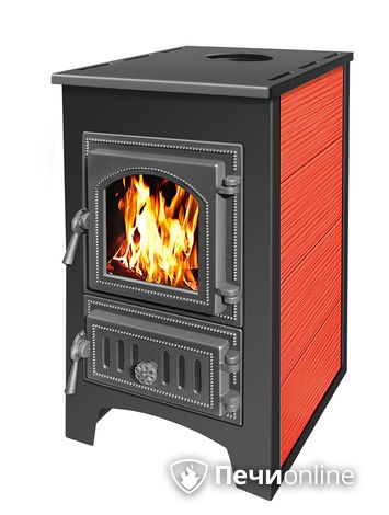 Печь-камин Везувий ПК-01 (270) красный в Сыктывкаре