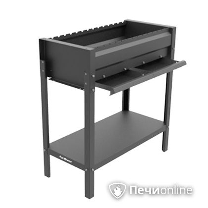 Мангал Grillver Редлайнер Стандарт Эйр с перфорированным дном и зольным ящиком в Сыктывкаре