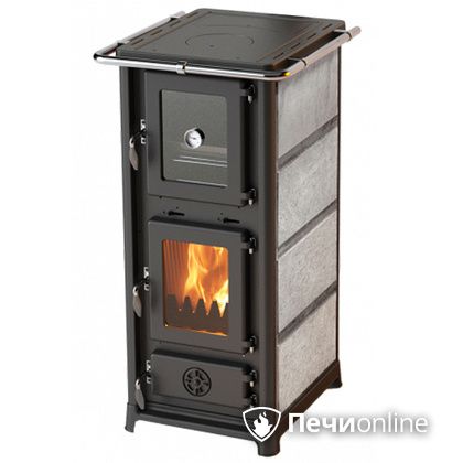 Отопительно-варочная печь MBS Olympia Stone с духовым шкафом талькохлорит в Сыктывкаре