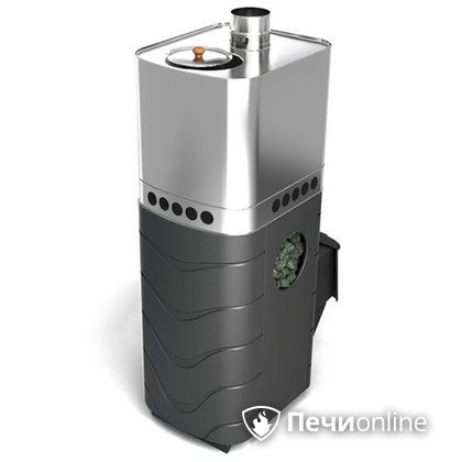 Дровяная банная печь TMF Бирюса 2013 Carbon антрацит с закрытой каменкой в Сыктывкаре
