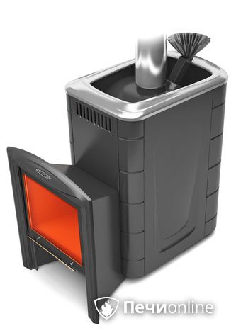 Дровяная банная печь TMF Гейзер Супер Inox Витра ЗК антрацит в Сыктывкаре